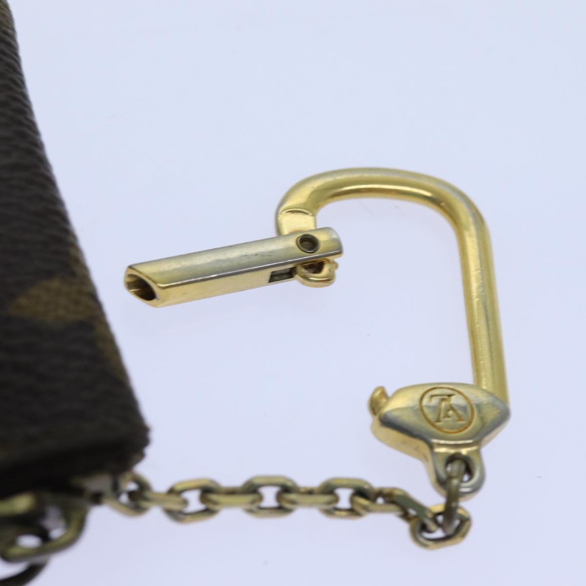 LOUIS VUITTON Monogram Pochette Cles Coin Purse M62650 LV yk11821