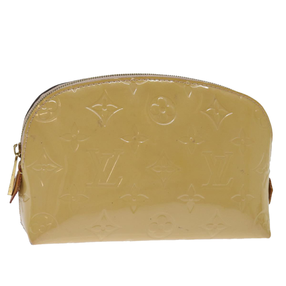 LOUIS VUITTON Vernis Pochette Cosmetic Pouch Rose Angelique M90086 yk11824
