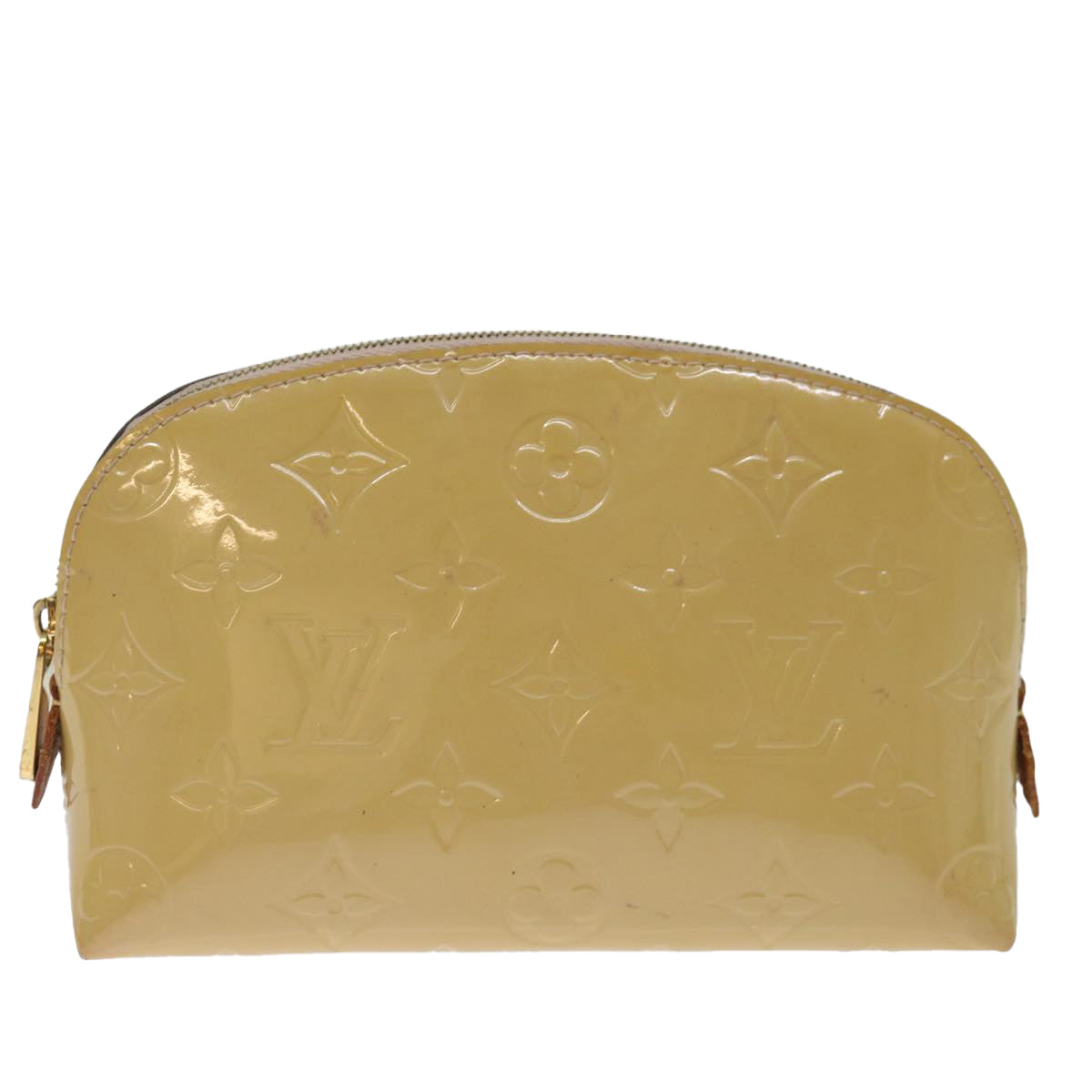 LOUIS VUITTON Vernis Pochette Cosmetic Pouch Rose Angelique M90086 yk11824
