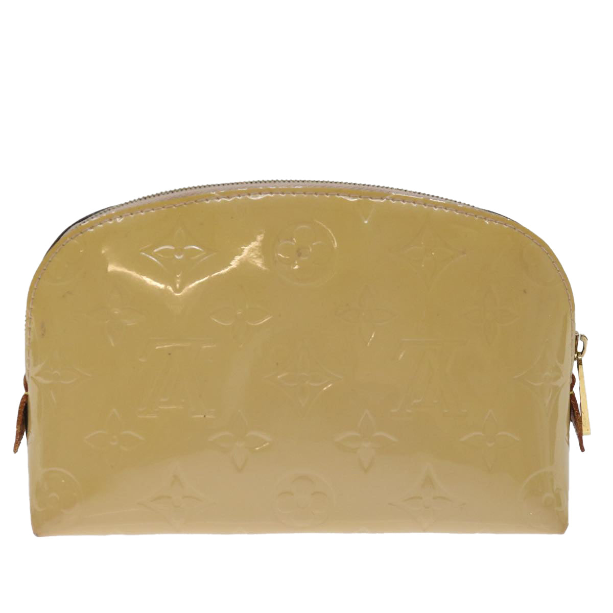 LOUIS VUITTON Vernis Pochette Cosmetic Pouch Rose Angelique M90086 yk11824