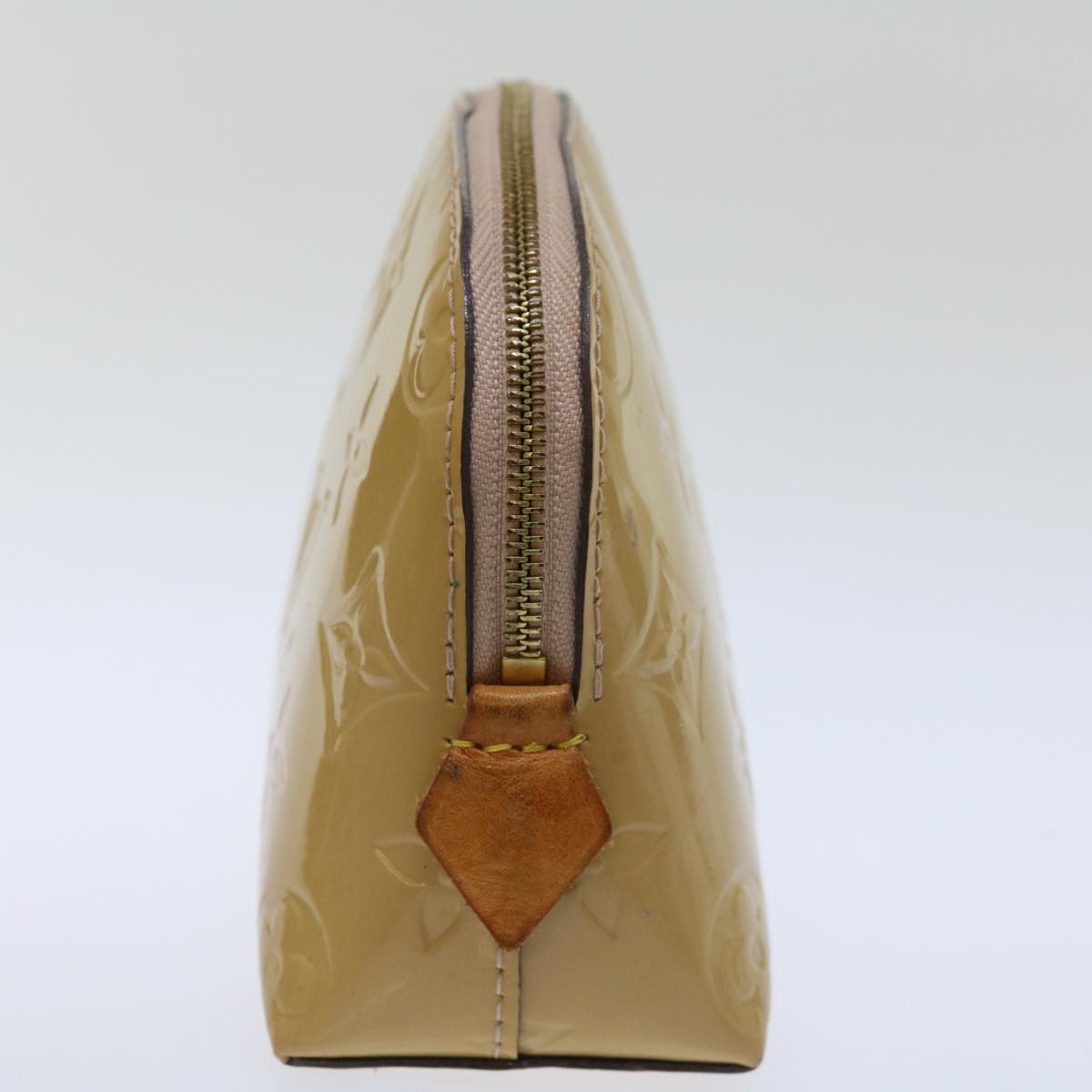 LOUIS VUITTON Vernis Pochette Cosmetic Pouch Rose Angelique M90086 yk11824
