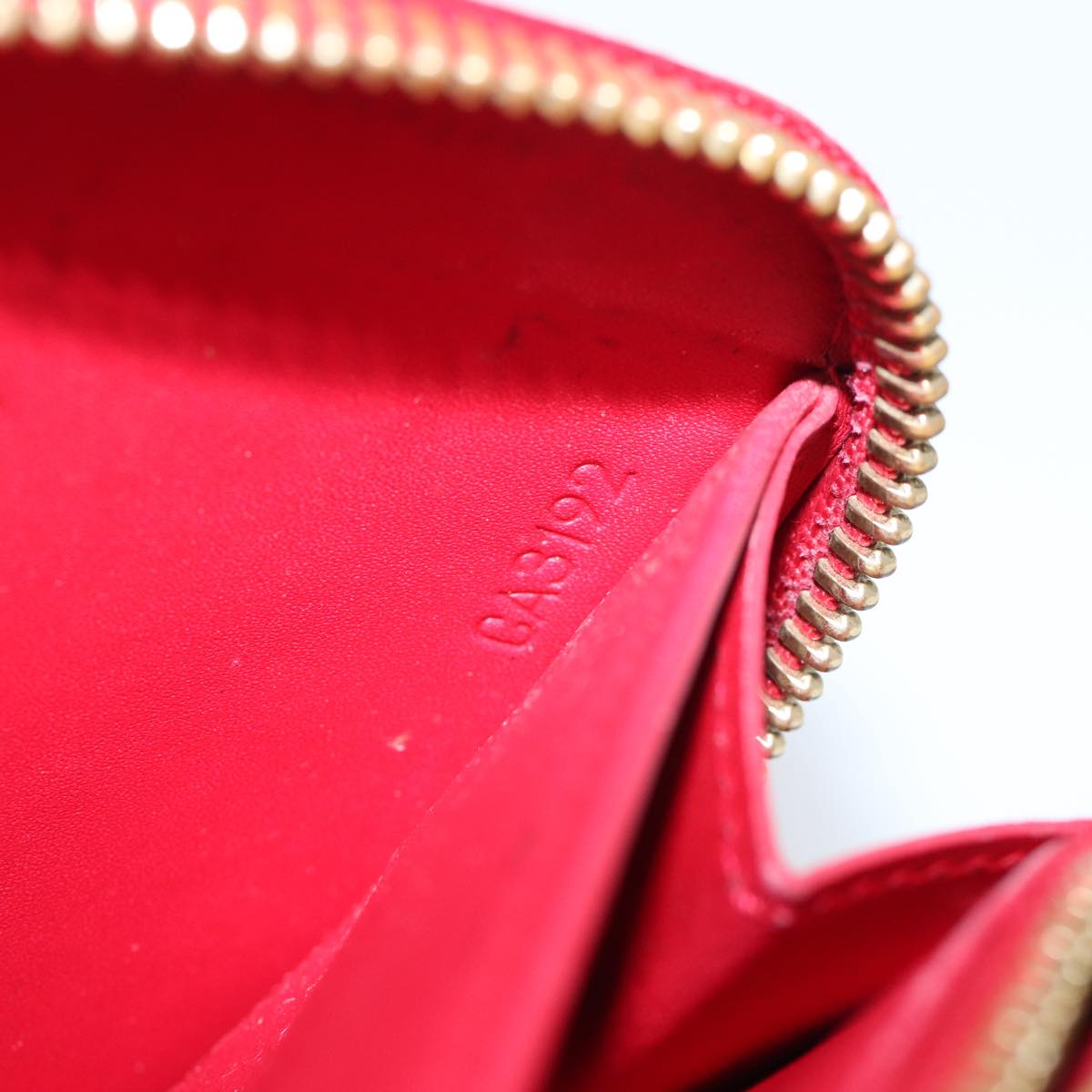 LOUIS VUITTON Monogram Vernis Yayoi Kusama Wallet Rouge M91572 LV yk11825