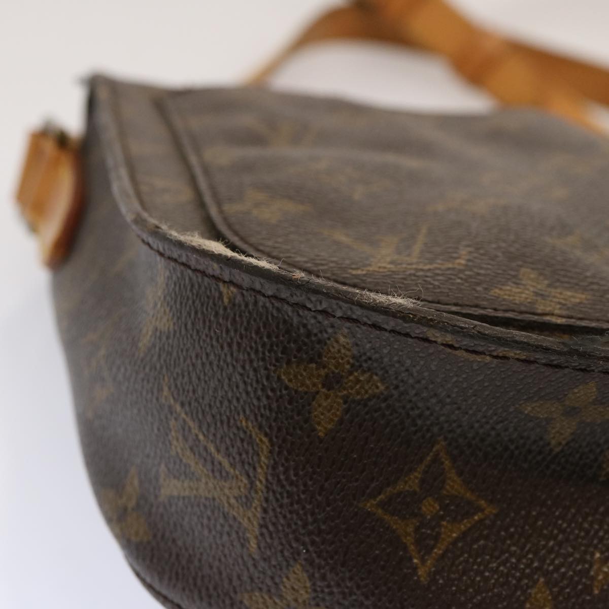 LOUIS VUITTON Monogram Saint Cloud GM Shoulder Bag M51242 LV yk11828