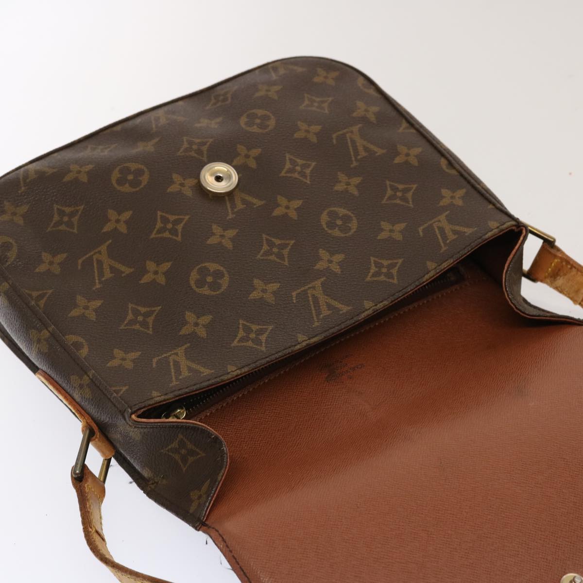 LOUIS VUITTON Monogram Saint Cloud GM Shoulder Bag M51242 LV yk11828