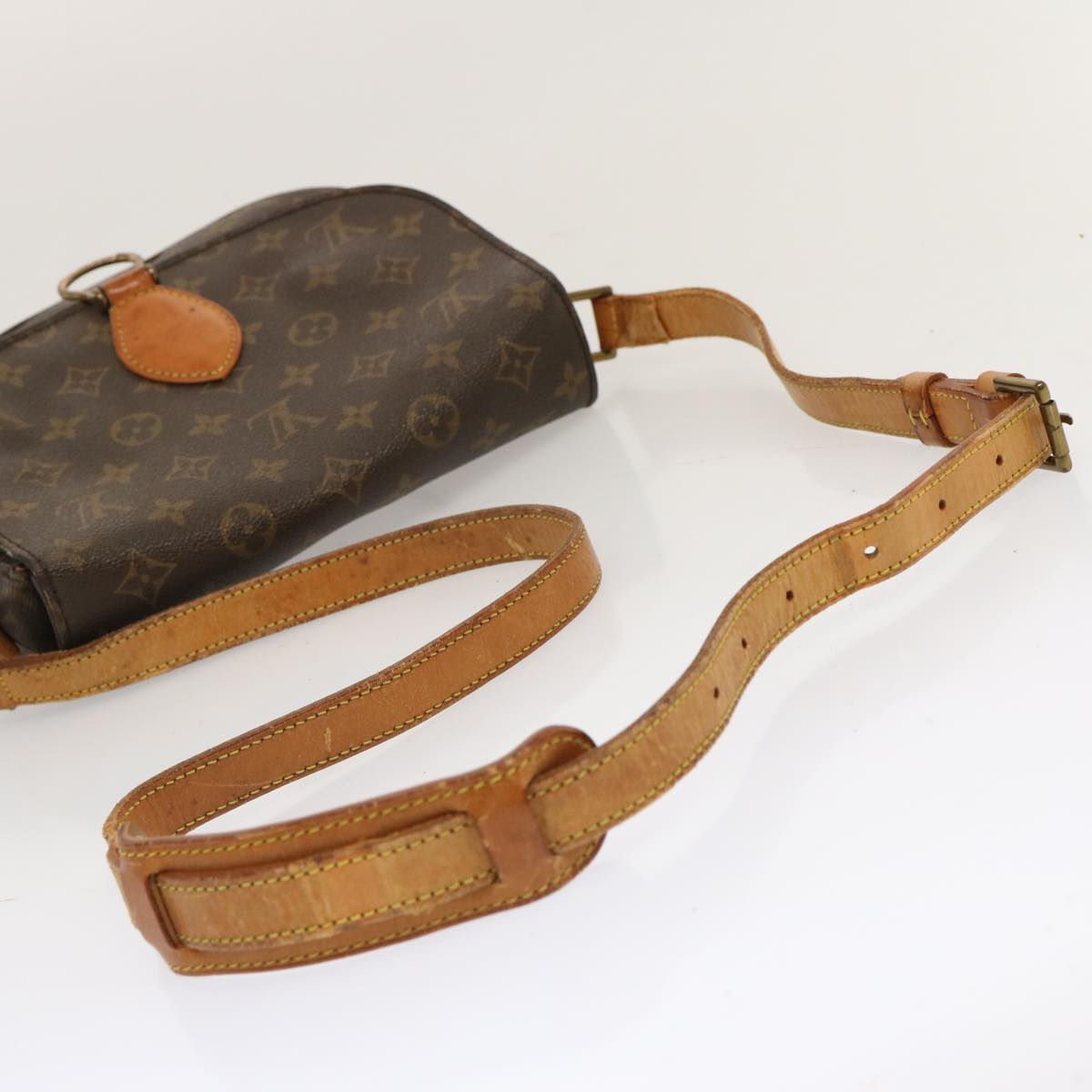 LOUIS VUITTON Monogram Saint Cloud GM Shoulder Bag M51242 LV yk11828