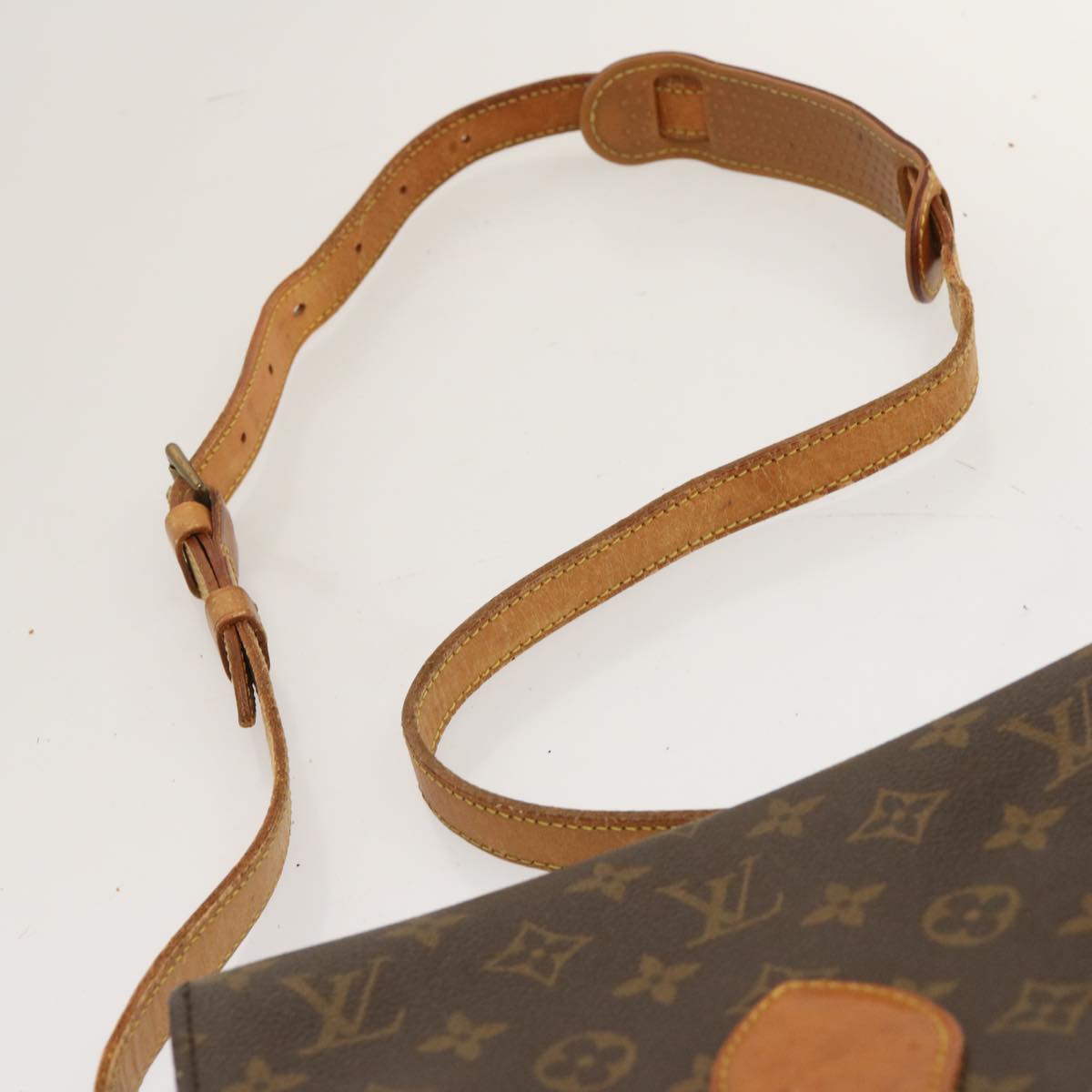 LOUIS VUITTON Monogram Saint Cloud GM Shoulder Bag M51242 LV yk11828