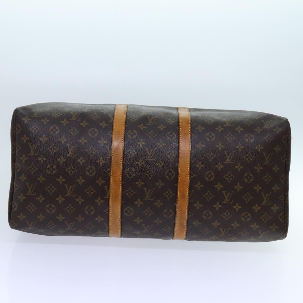 LOUIS VUITTON Monogram Keepall 55 Boston Bag M41424 LV yk11830