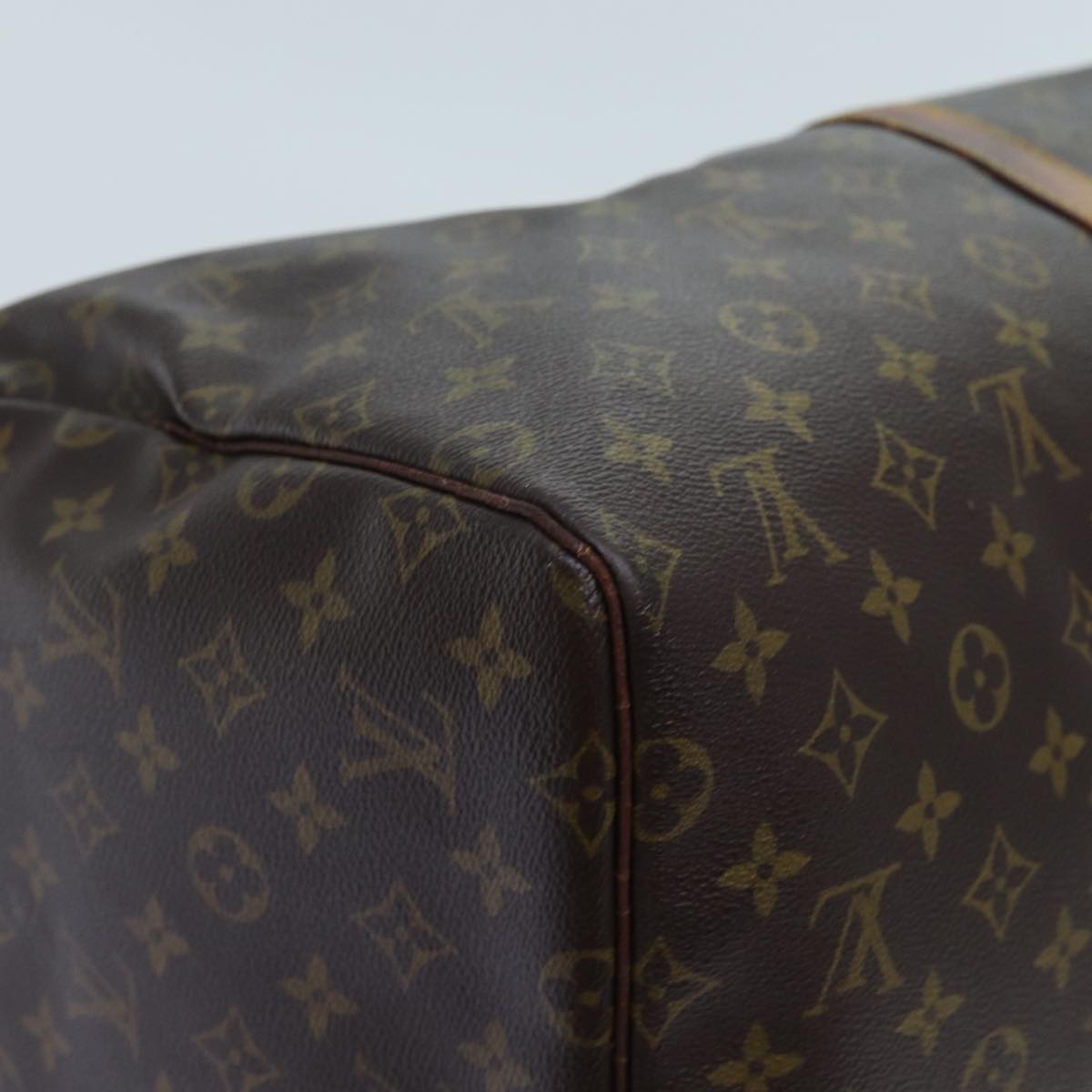 LOUIS VUITTON Monogram Keepall 55 Boston Bag M41424 LV yk11830