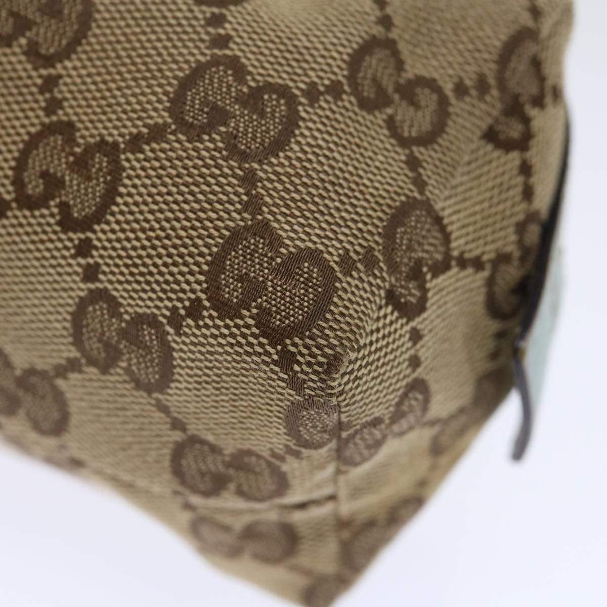 GUCCI GG Canvas Pouch Beige 29596 yk11835