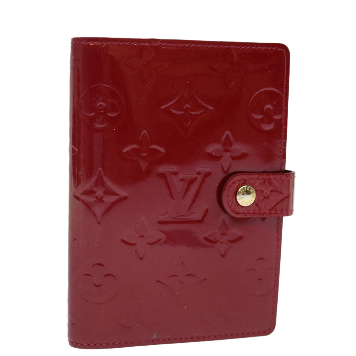 LOUIS VUITTON Vernis Agenda PM Day Planner Pomme D'amour R21016 LV yk11836
