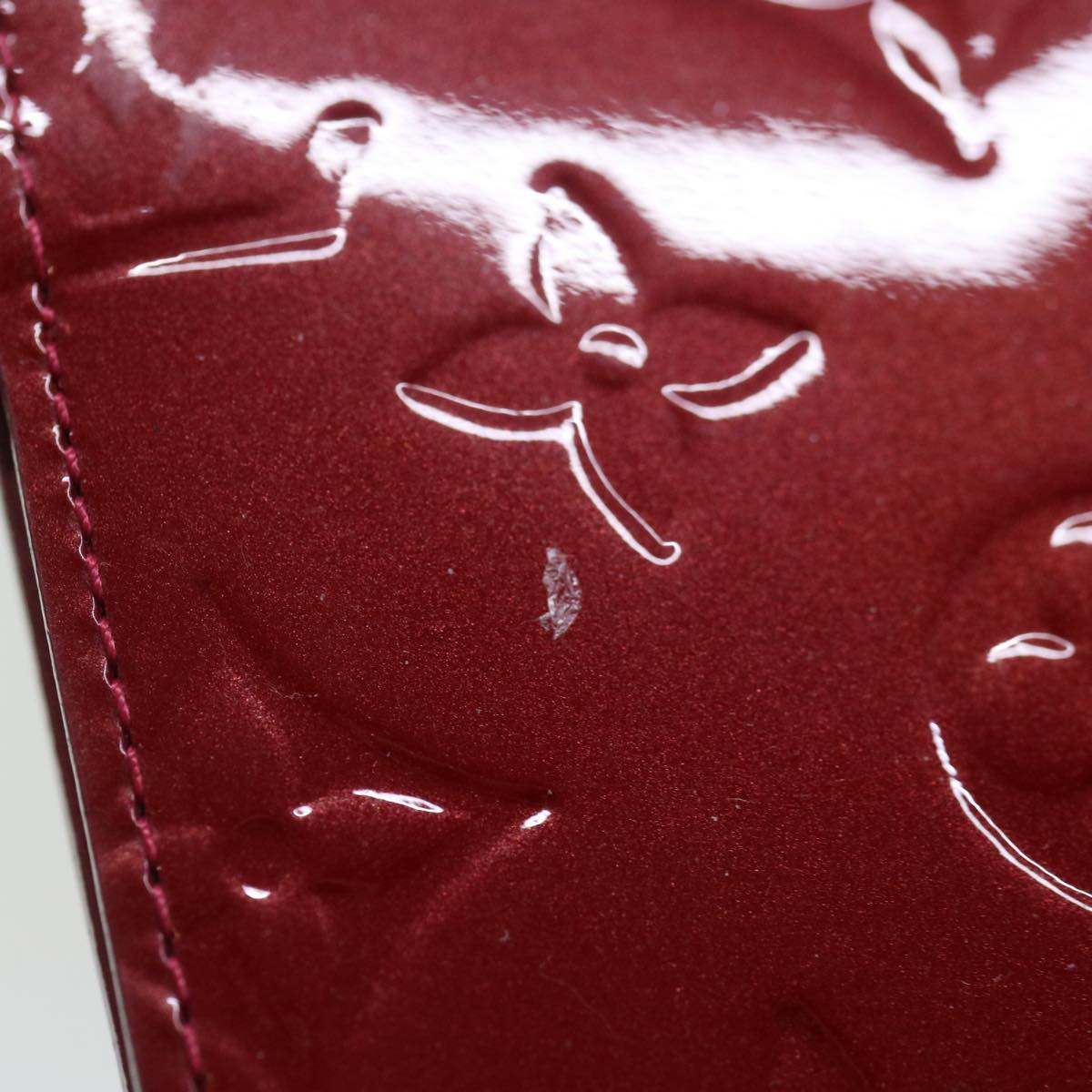LOUIS VUITTON Vernis Agenda PM Day Planner Pomme D'amour R21016 LV yk11836