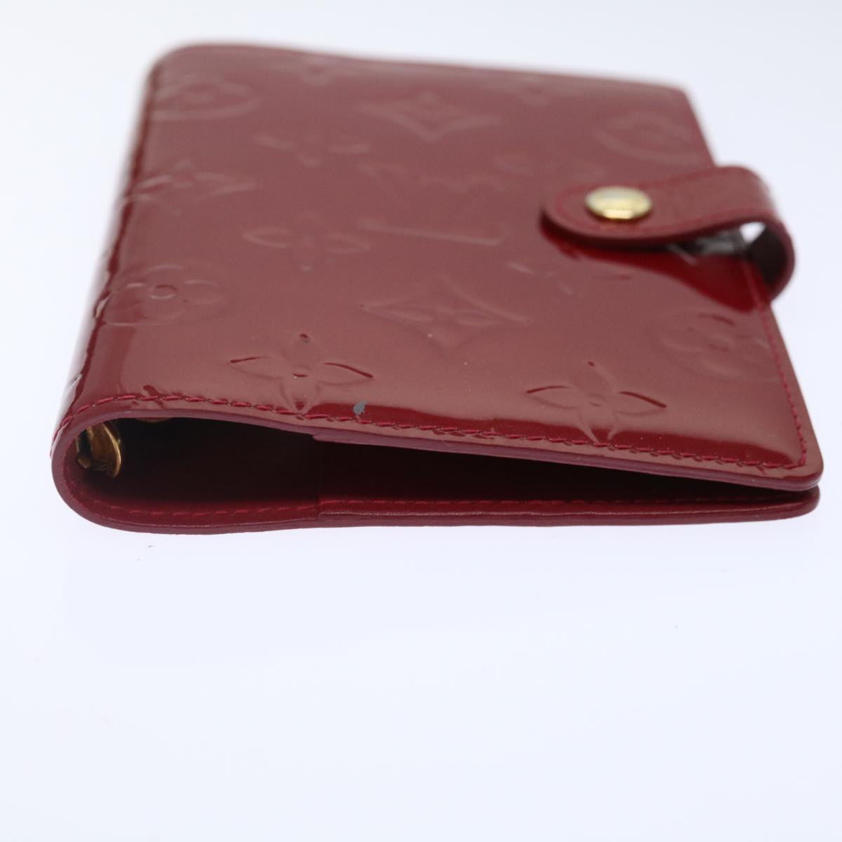 LOUIS VUITTON Vernis Agenda PM Day Planner Pomme D'amour R21016 LV yk11836