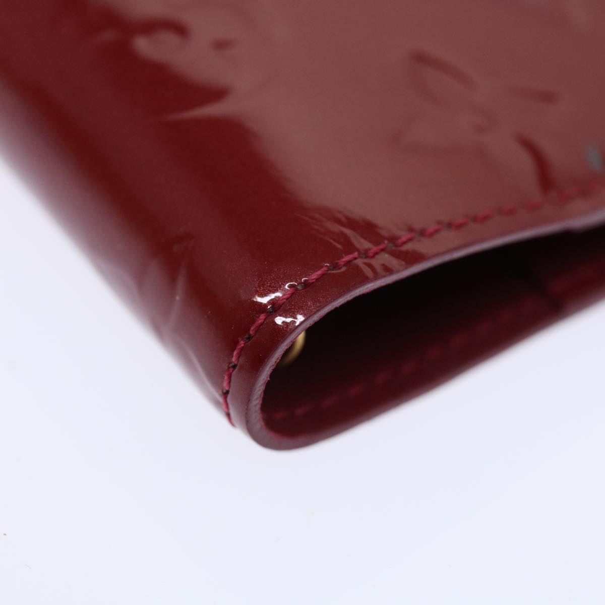 LOUIS VUITTON Vernis Agenda PM Day Planner Pomme D'amour R21016 LV yk11836