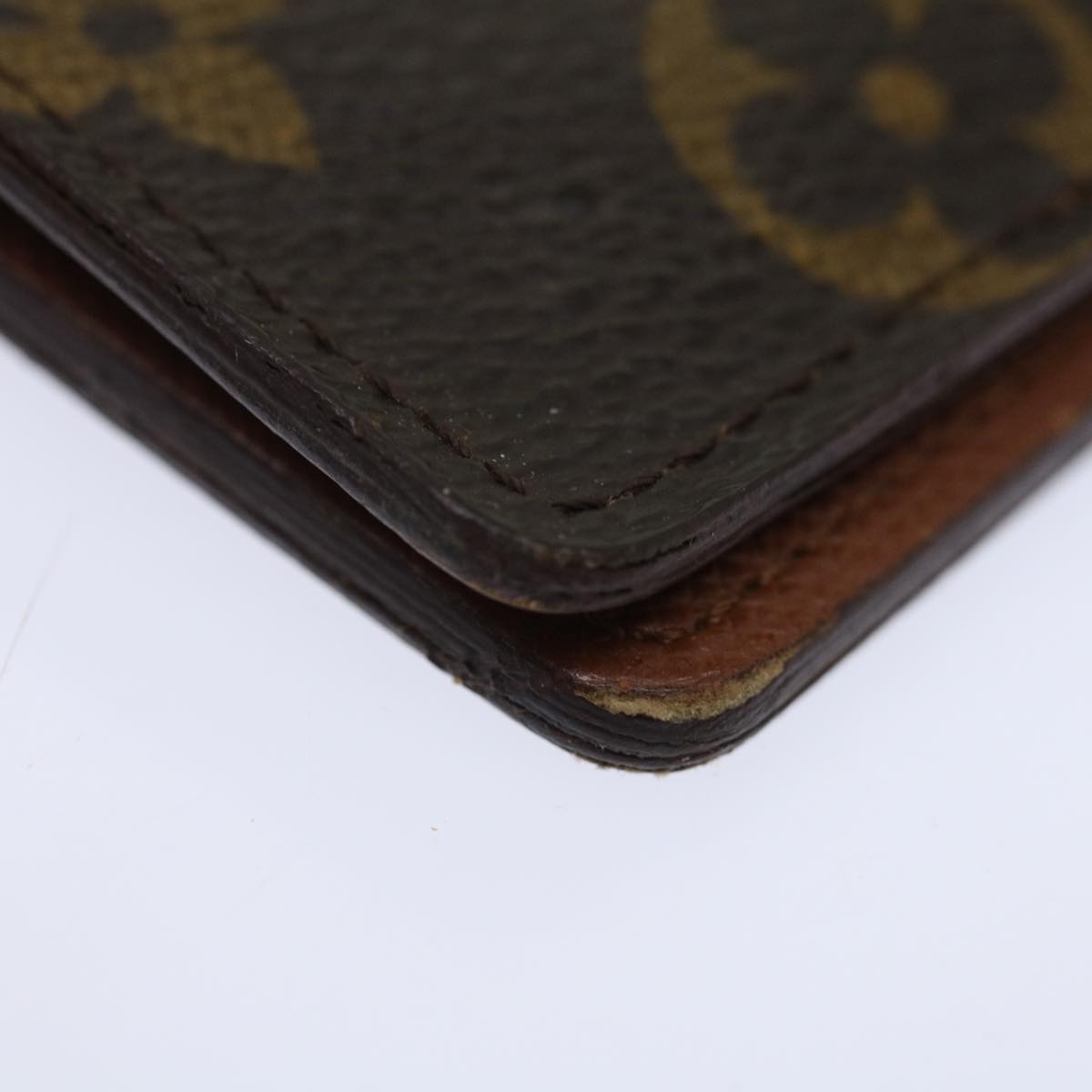 LOUIS VUITTON Monogram Porte Valeurs Cartes Credit Wallet M61823 LV yk11848