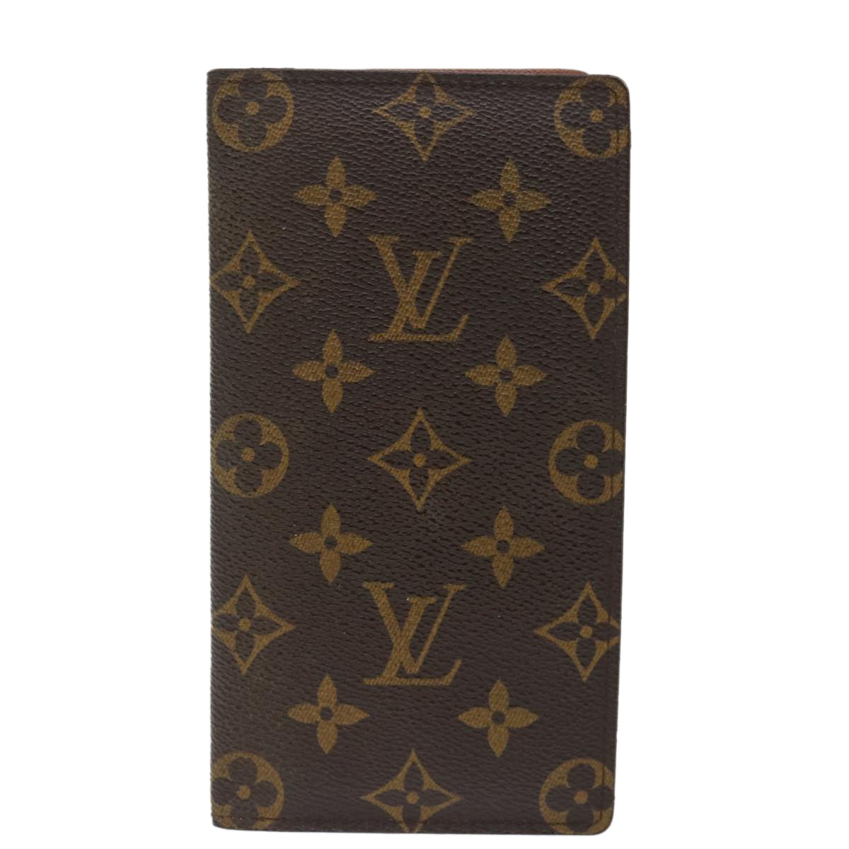 LOUIS VUITTON Monogram Porte Valeurs Cartes Credit Wallet M61823 LV yk11848