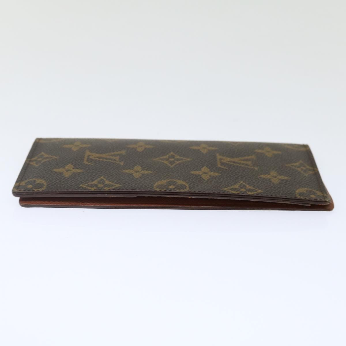 LOUIS VUITTON Monogram Porte Valeurs Cartes Credit Wallet M61823 LV yk11848