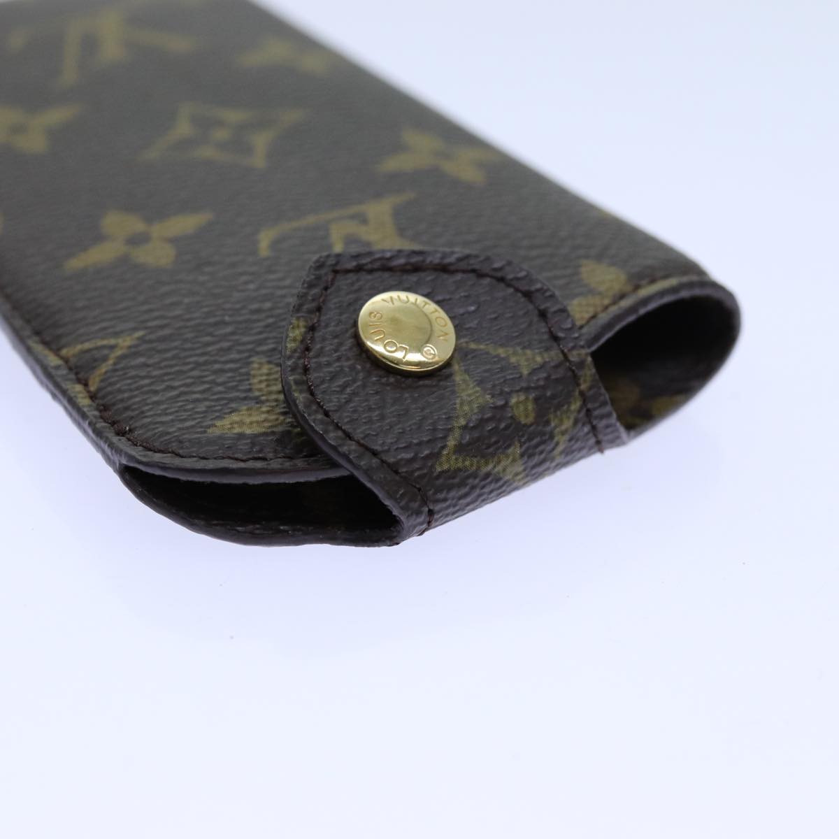 LOUIS VUITTON Monogram Etui Lunette PM Glasses Case M66545 LV yk11856