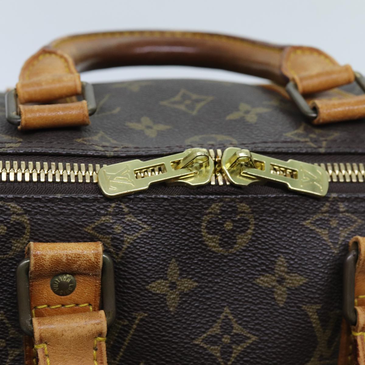 LOUIS VUITTON Monogram Keepall 45 Boston Bag M41428 LV yk11864