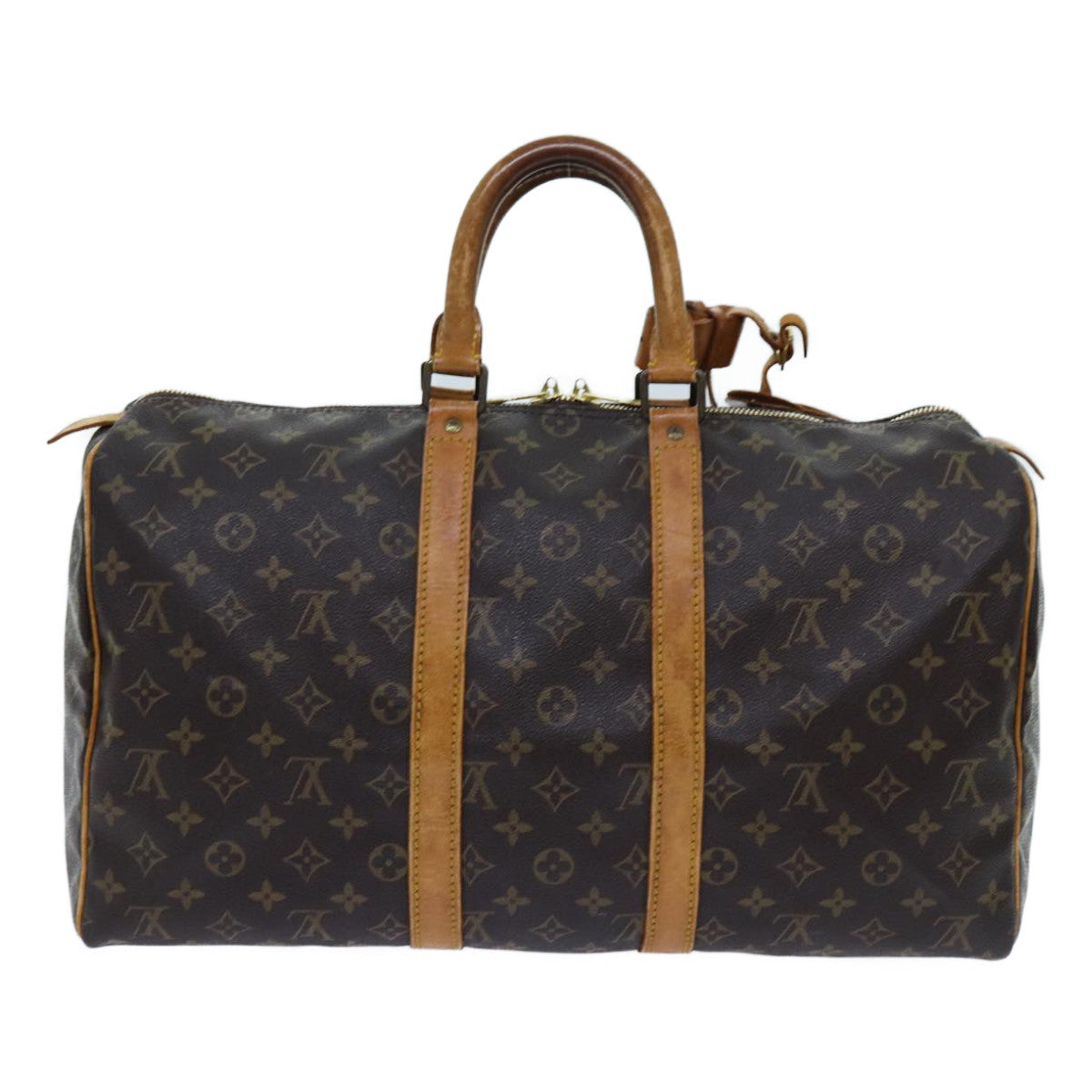 LOUIS VUITTON Monogram Keepall 45 Boston Bag M41428 LV yk11864