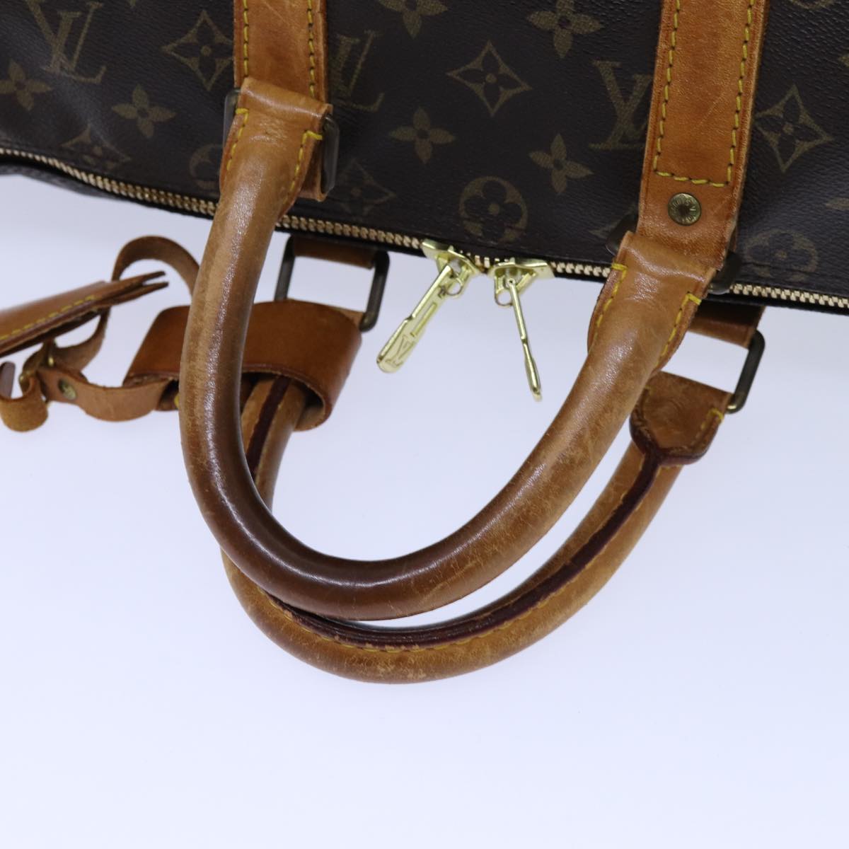LOUIS VUITTON Monogram Keepall 45 Boston Bag M41428 LV yk11864