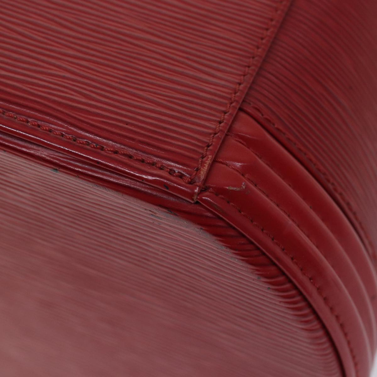 LOUIS VUITTON Epi Cannes Hand Bag Red M48037 LV yk11886