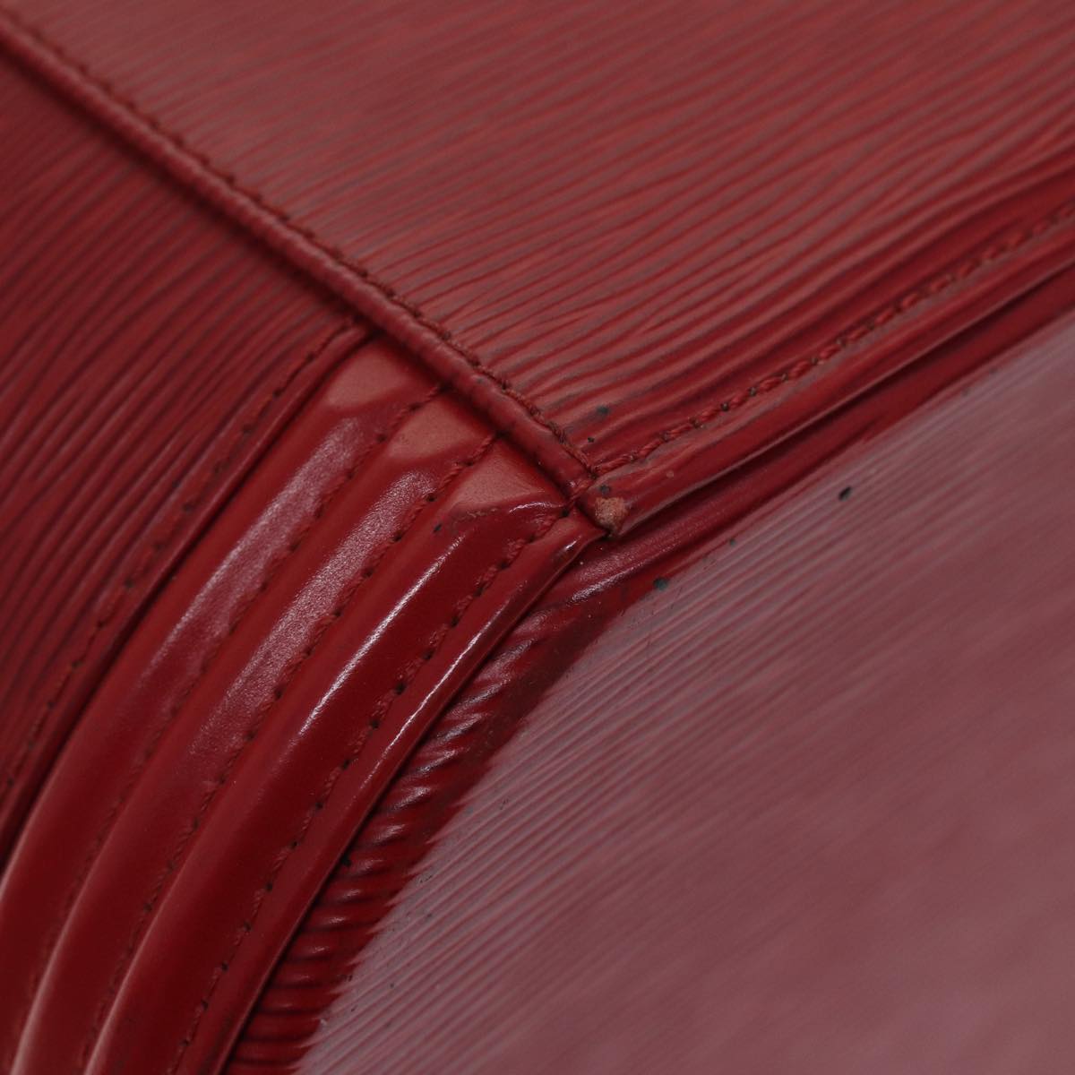 LOUIS VUITTON Epi Cannes Hand Bag Red M48037 LV yk11886