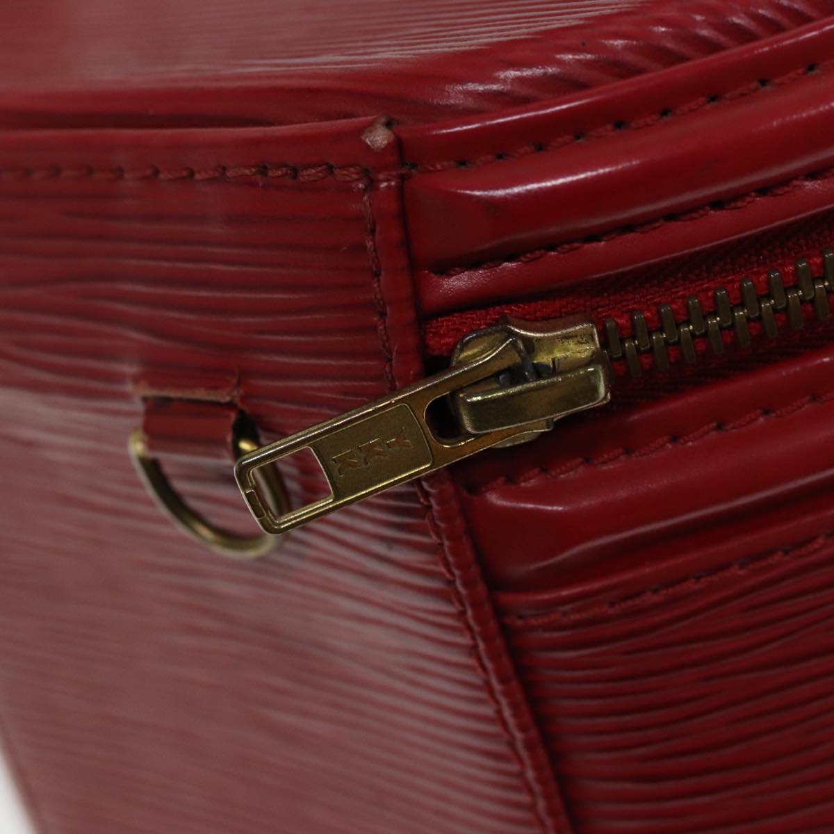 LOUIS VUITTON Epi Cannes Hand Bag Red M48037 LV yk11886