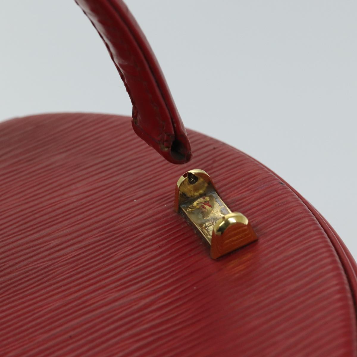 LOUIS VUITTON Epi Cannes Hand Bag Red M48037 LV yk11886