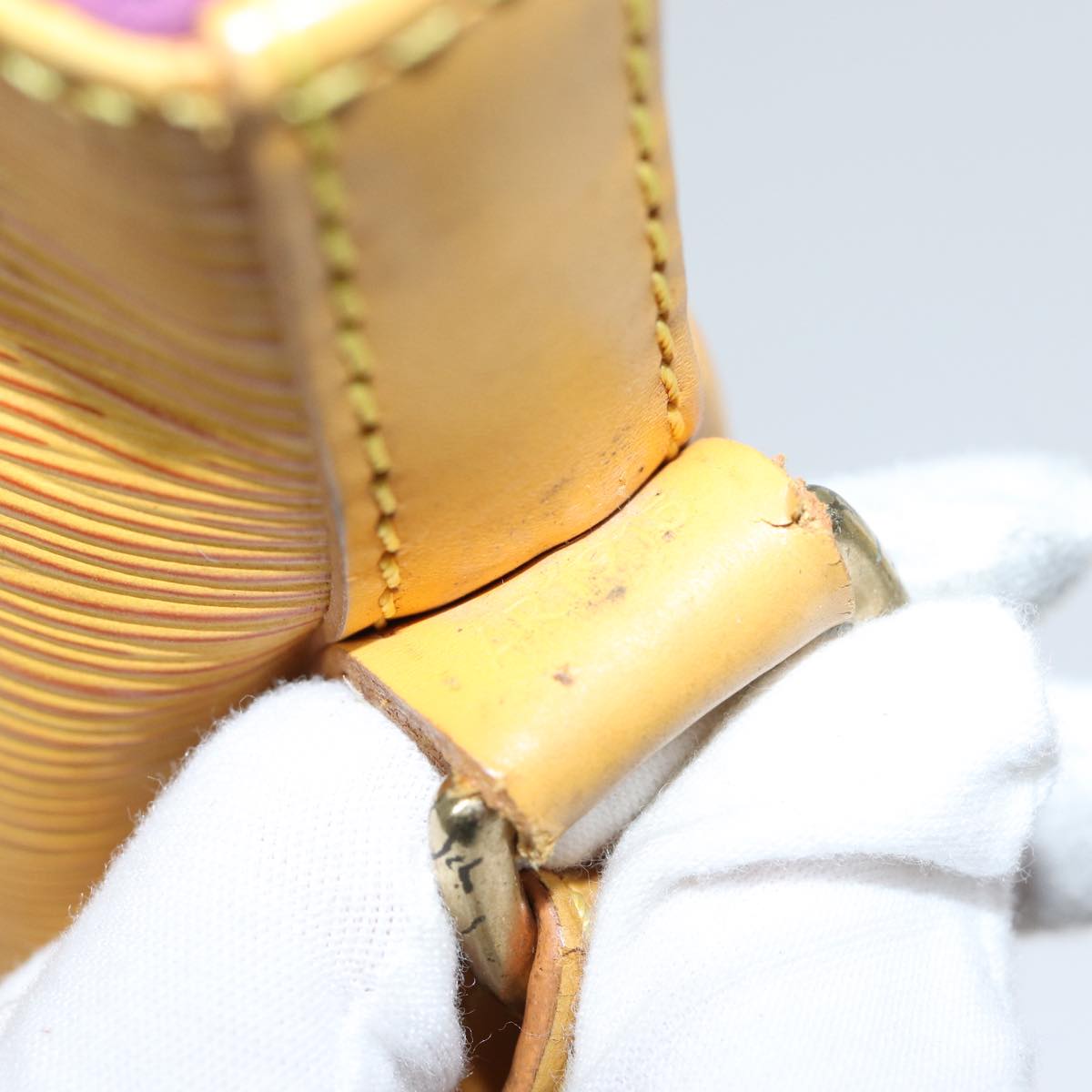 LOUIS VUITTON Epi Noe Shoulder Bag Tassili Yellow M44009 LV yk11888