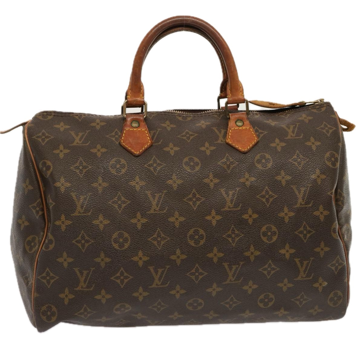 LOUIS VUITTON Monogram Speedy 35 Hand Bag M41524 LV yk11891