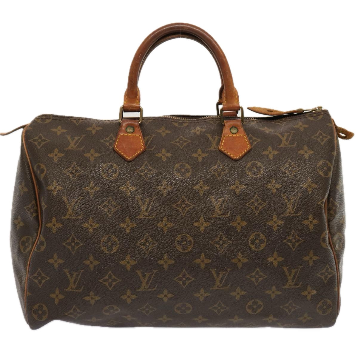 LOUIS VUITTON Monogram Speedy 35 Hand Bag M41524 LV yk11891