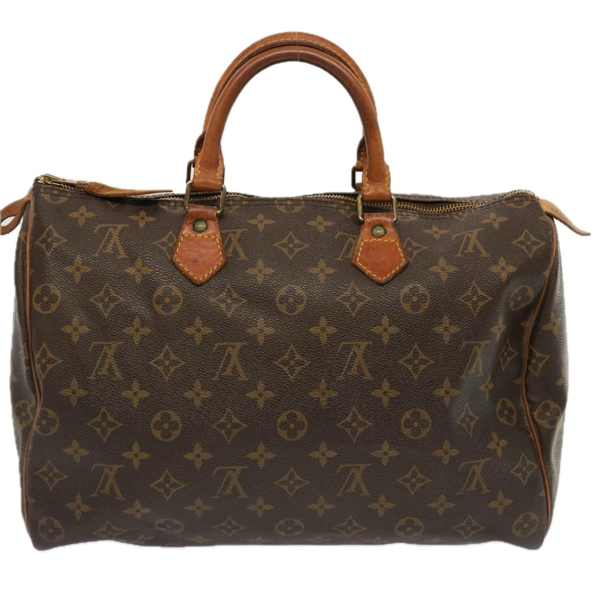 LOUIS VUITTON Monogram Speedy 35 Hand Bag M41524 LV yk11891