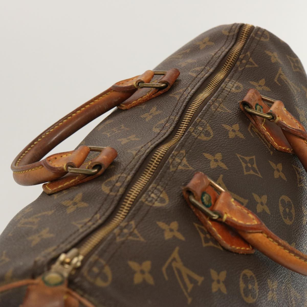 LOUIS VUITTON Monogram Speedy 35 Hand Bag M41524 LV yk11891