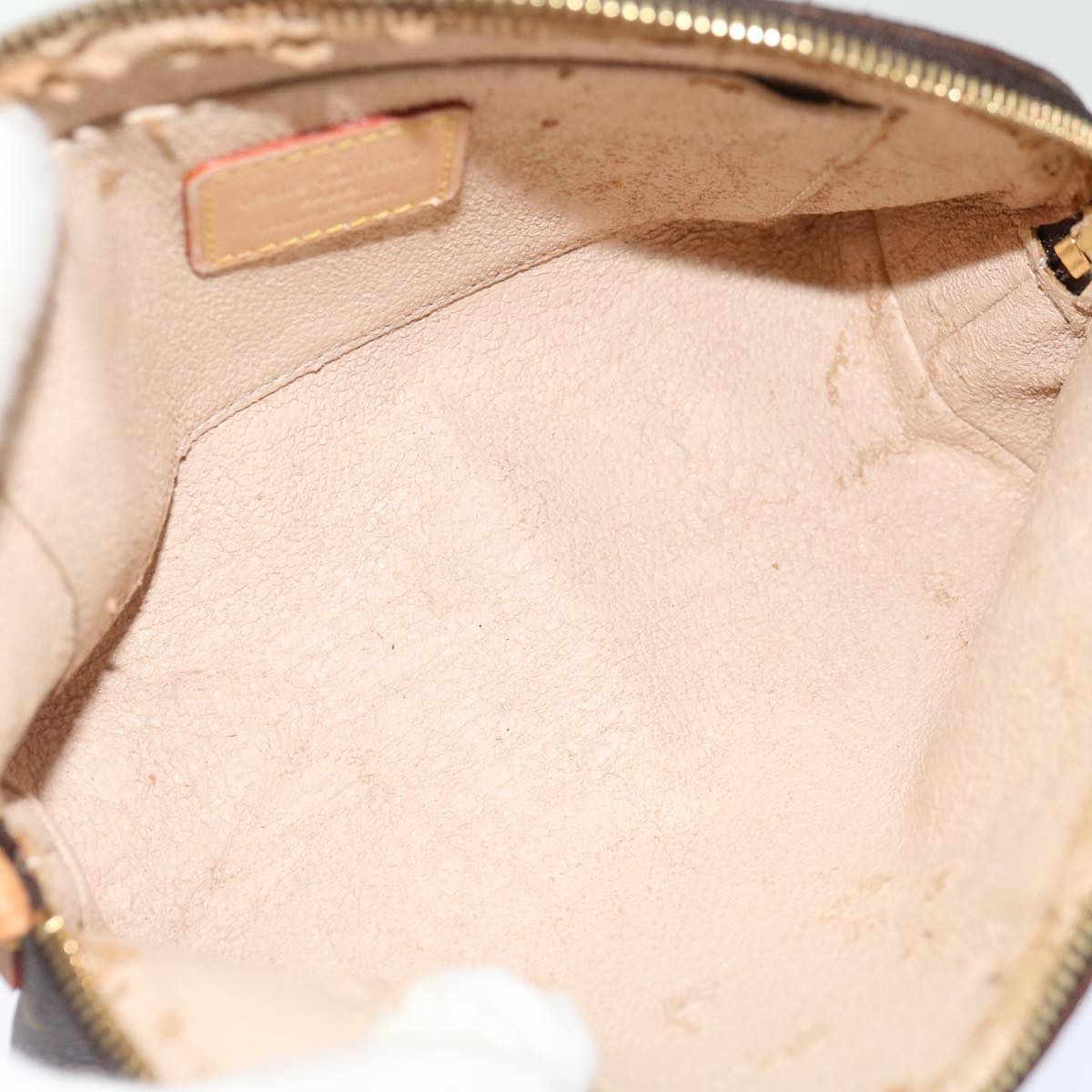 LOUIS VUITTON Monogram Pochette Cosmetic PM Cosmetic Pouch M47515 yk11893