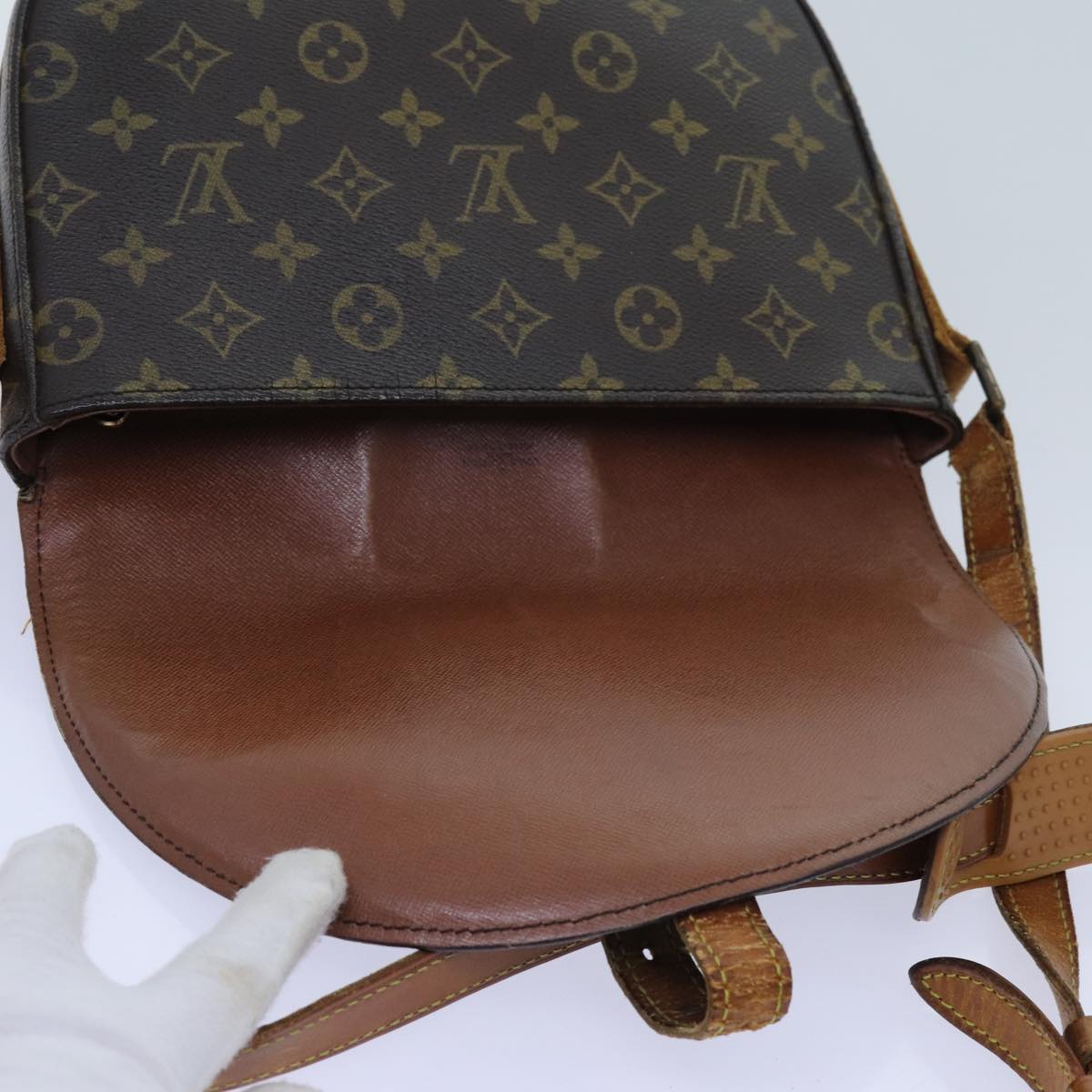 LOUIS VUITTON Monogram Chantilly GM Shoulder Bag M51232 LV yk11906