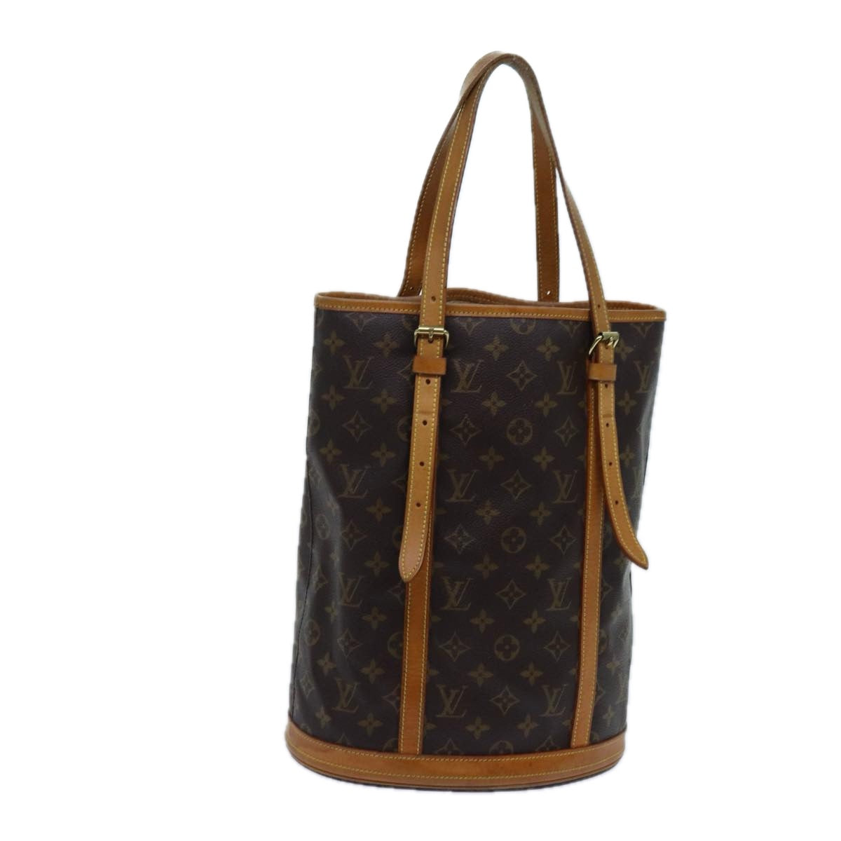LOUIS VUITTON Monogram Bucket GM Shoulder Bag M42236 LV yk11913