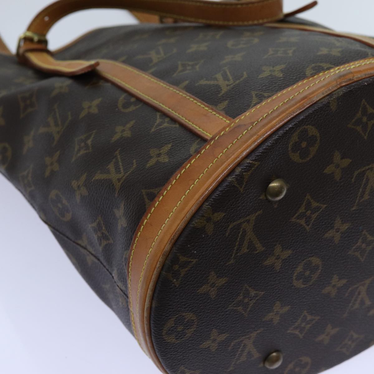 LOUIS VUITTON Monogram Bucket GM Shoulder Bag M42236 LV yk11913
