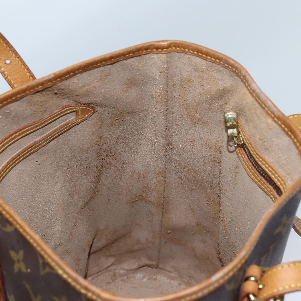 LOUIS VUITTON Monogram Bucket GM Shoulder Bag M42236 LV yk11913