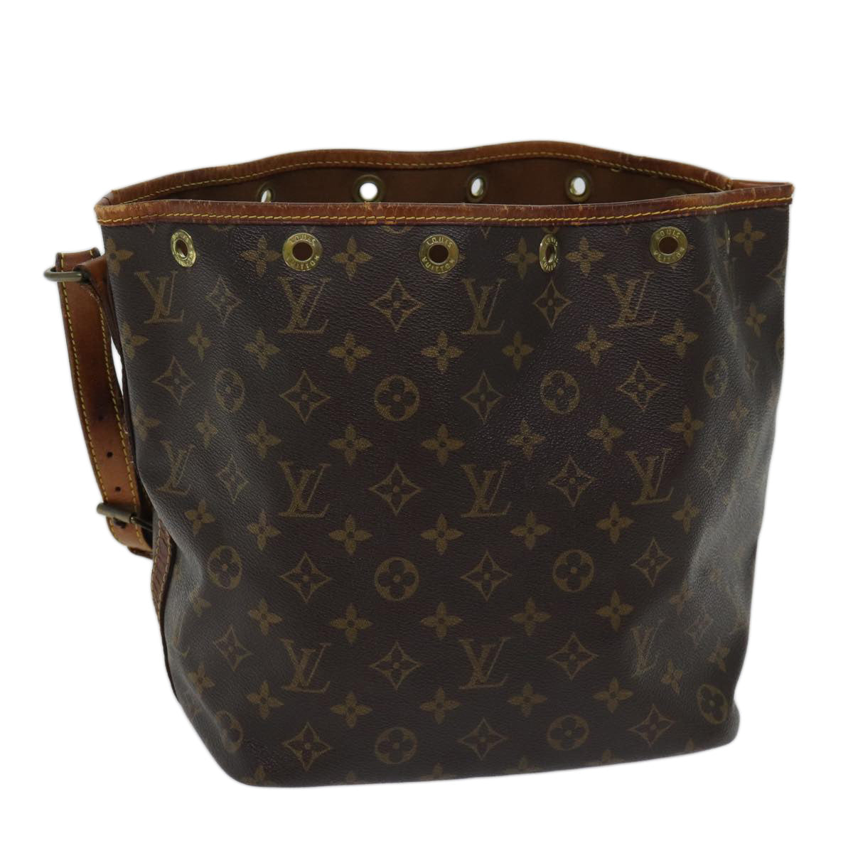 LOUIS VUITTON Monogram Petit Noe Shoulder Bag M42226 LV yk11918