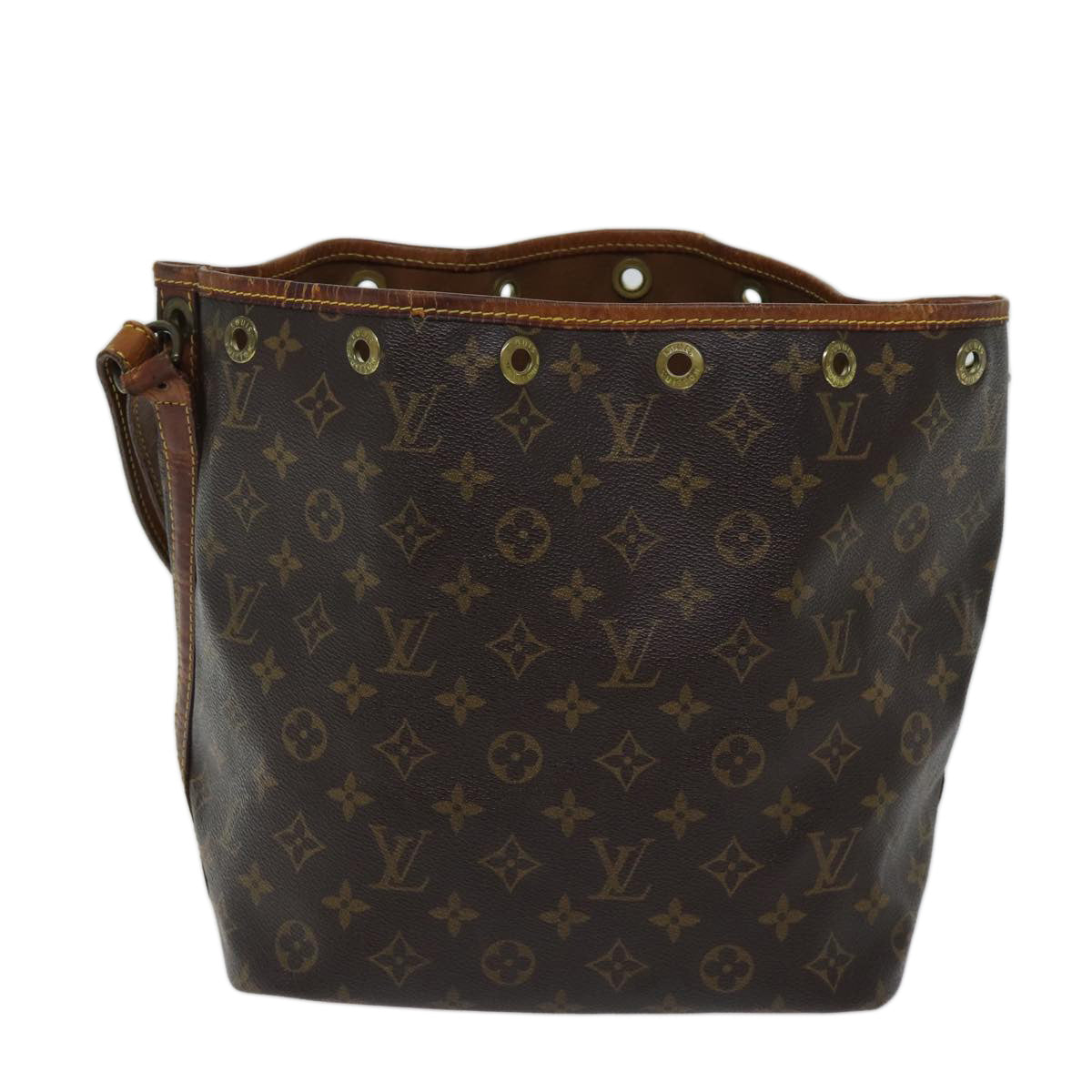 LOUIS VUITTON Monogram Petit Noe Shoulder Bag M42226 LV yk11918