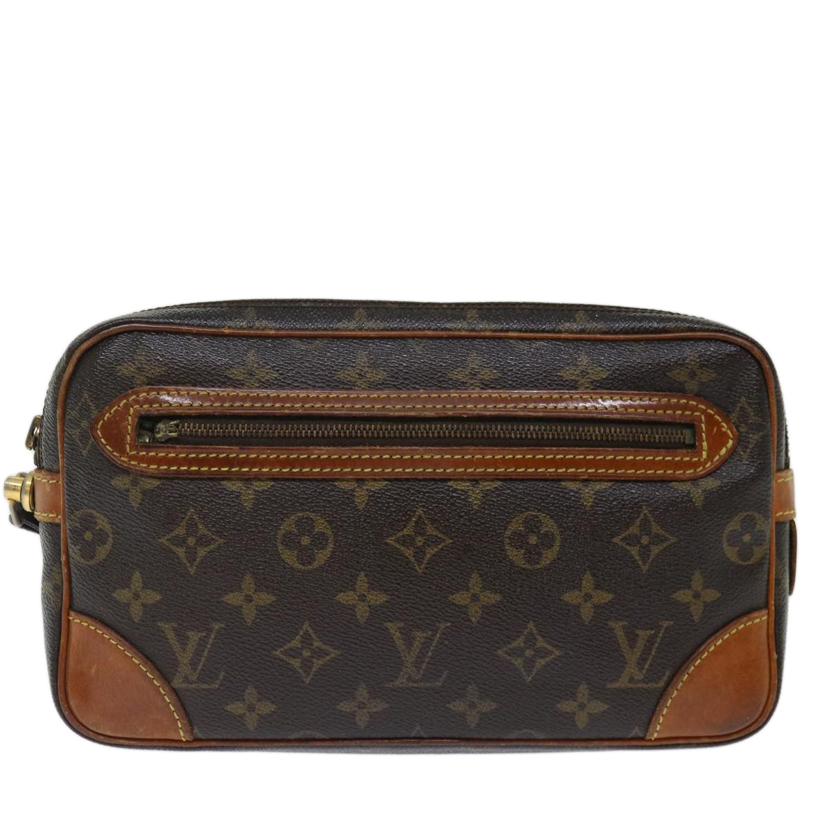 LOUIS VUITTON Monogram Marly Dragonne GM Clutch Bag M51825 LV yk11938
