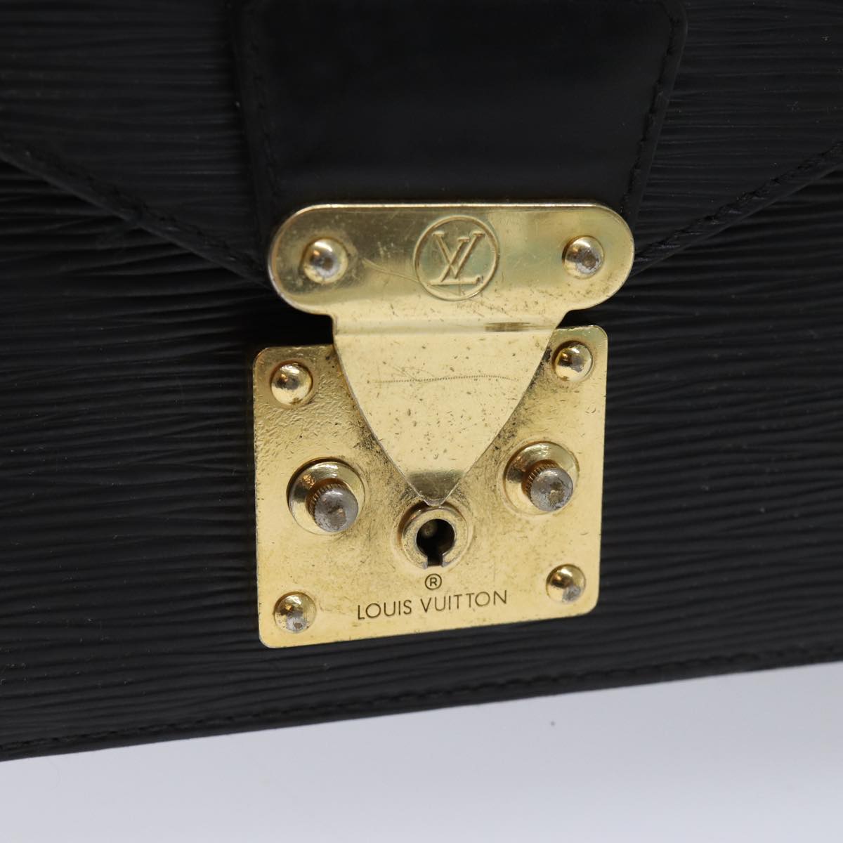 LOUIS VUITTON Epi Monceau 28 Hand Bag Black M52122 LV yk11939