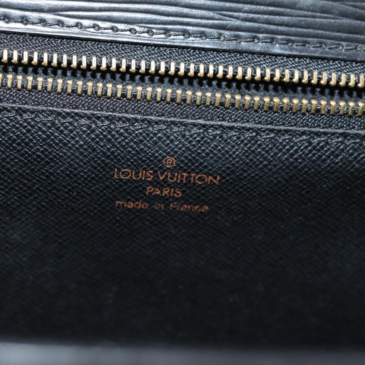 LOUIS VUITTON Epi Monceau 28 Hand Bag Black M52122 LV yk11939