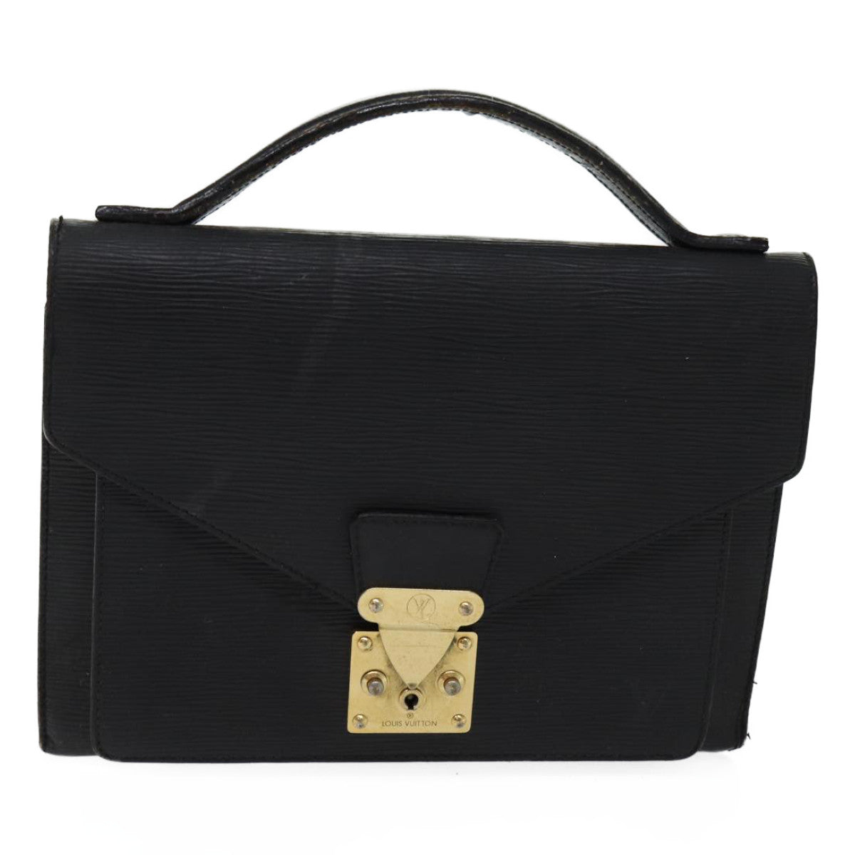 LOUIS VUITTON Epi Monceau 28 Hand Bag Black M52122 LV yk11939