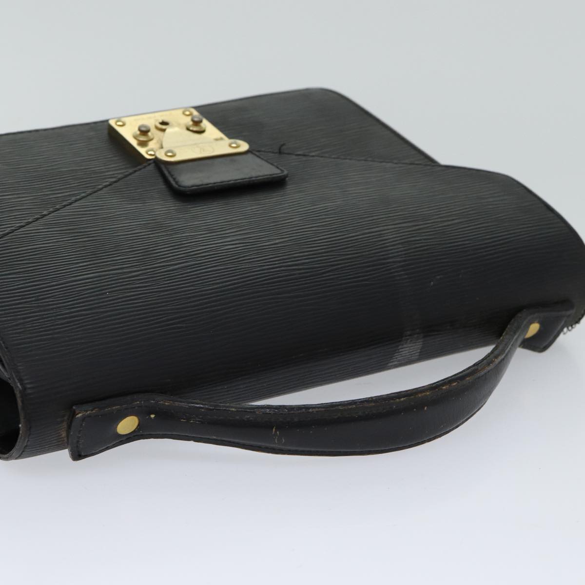 LOUIS VUITTON Epi Monceau 28 Hand Bag Black M52122 LV yk11939