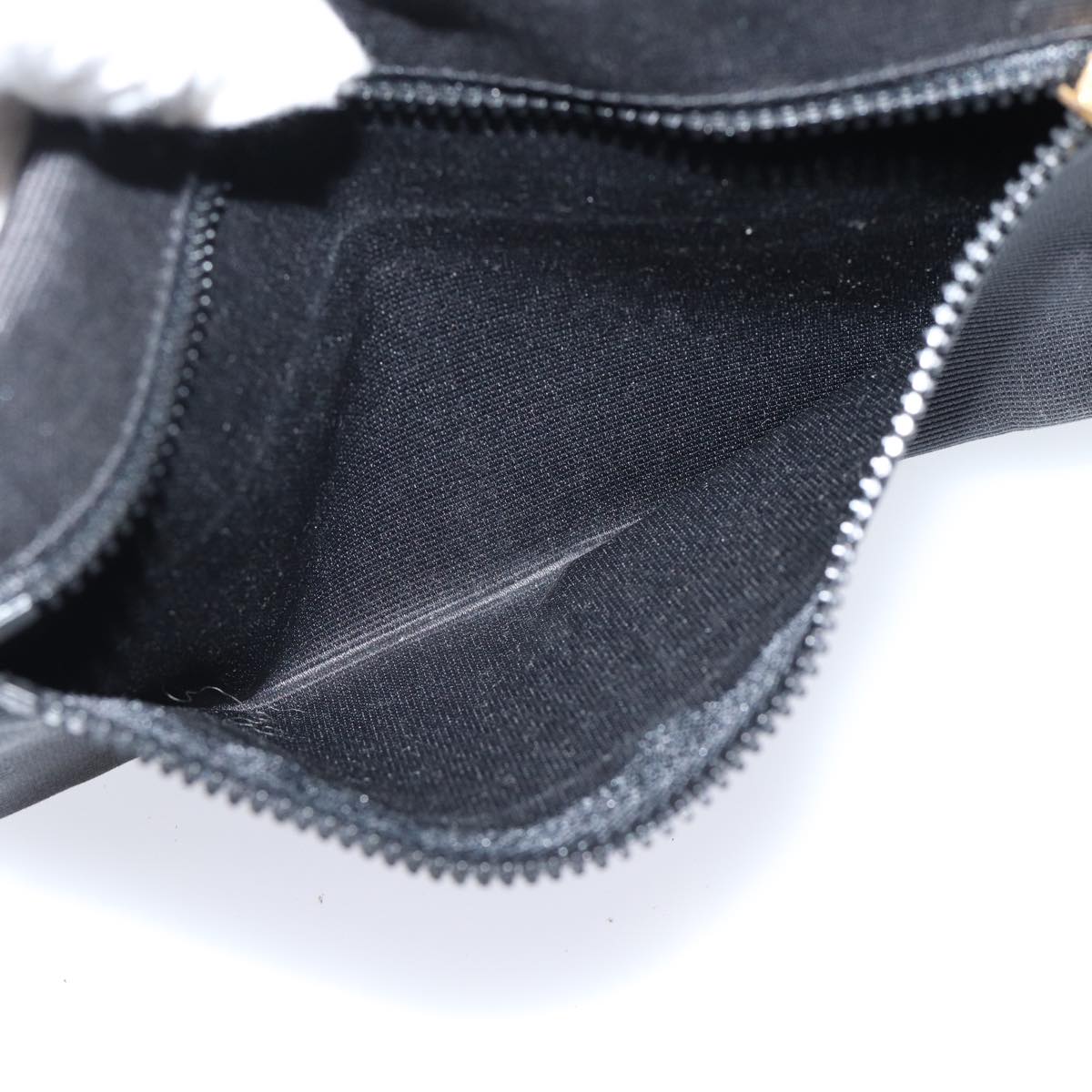 FENDI Shoulder Bag Canvas Black yk11949