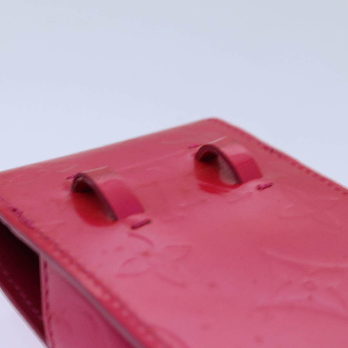 LOUIS VUITTON Monogram Vernis Cigarette Case Fuchsia Pink LV yk11982