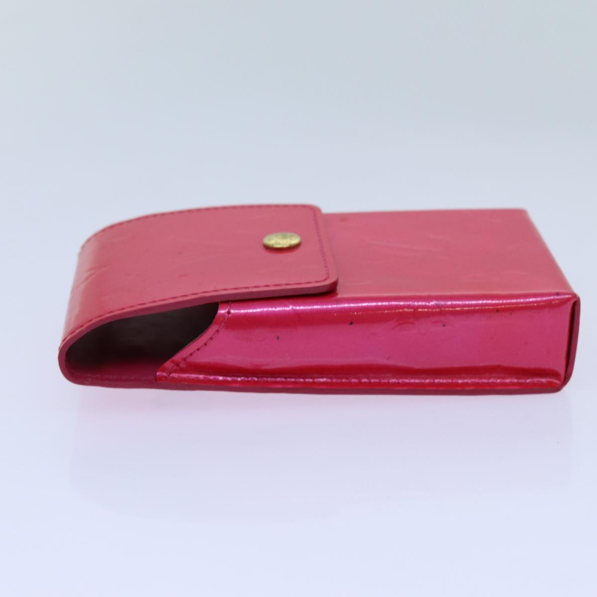 LOUIS VUITTON Monogram Vernis Cigarette Case Fuchsia Pink LV yk11982