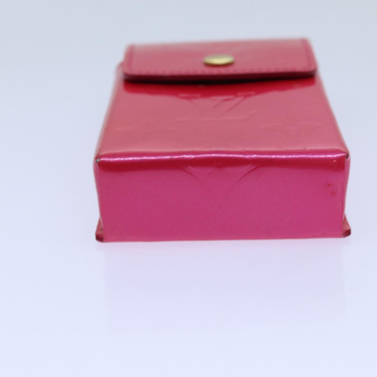 LOUIS VUITTON Monogram Vernis Cigarette Case Fuchsia Pink LV yk11982