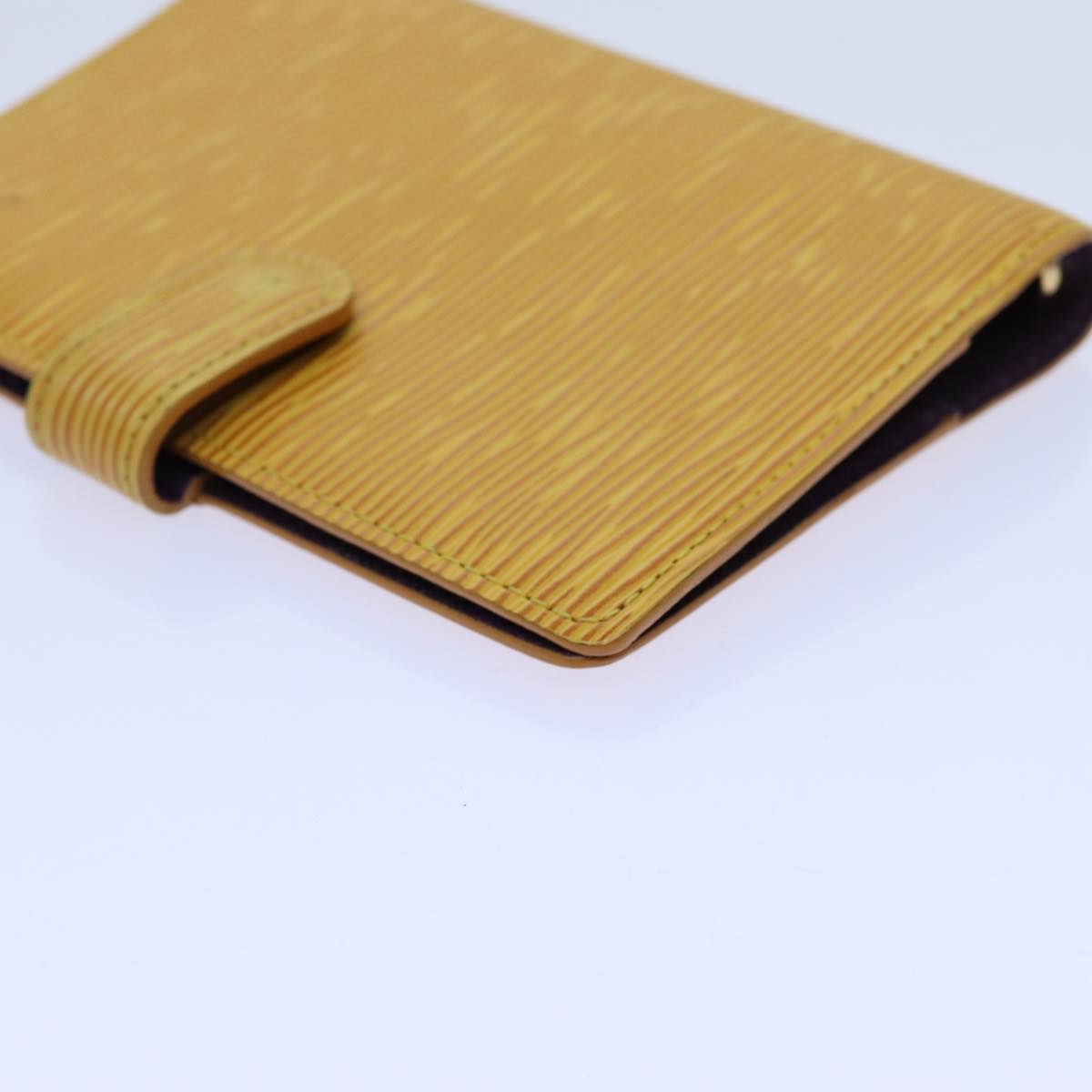 LOUIS VUITTON Epi Agenda PM Day Planner Cover Yellow R20059 LV yk11983